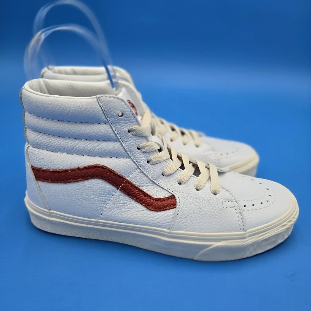 VANS SK8-HI VINTAGE POP Leather SNEAKERS/SHOES Women's 7.5 Men's 6‎ NEW